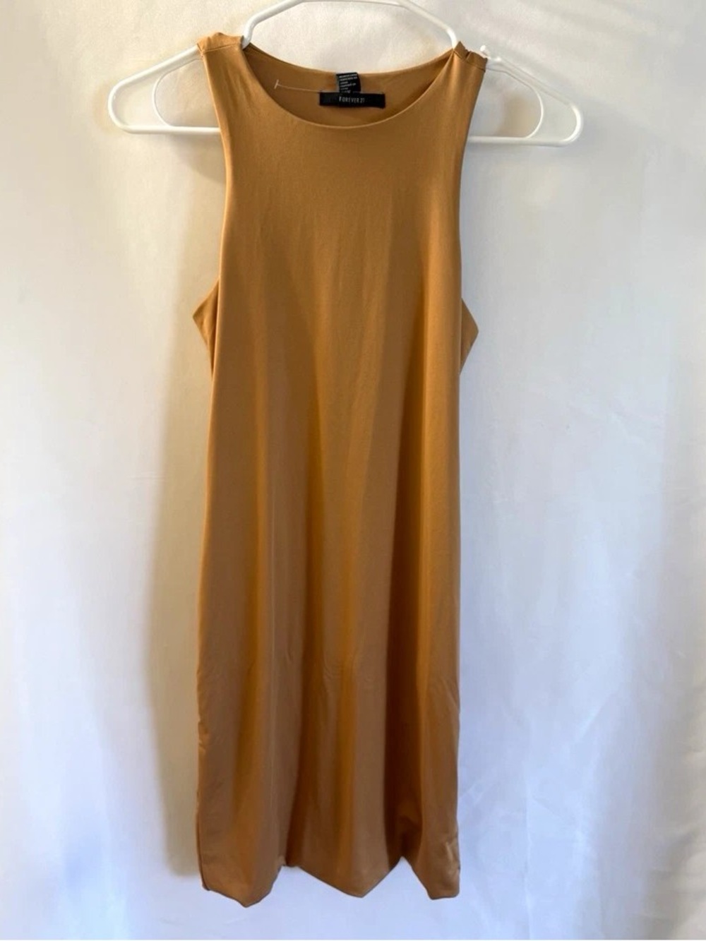 Forever 21 Sleeveless Mini Dress in Mustard